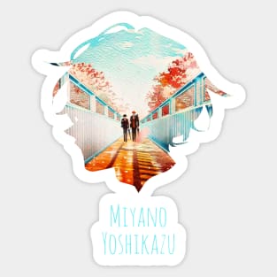 Miyano Yoshikazu Silhouette Version 1 Sticker